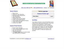 Tablet Screenshot of classbuilder.com